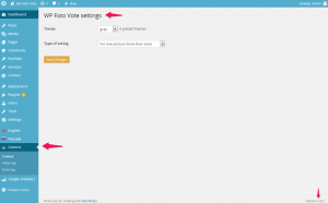 plugin settings