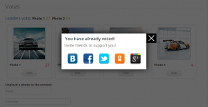 voting dialog